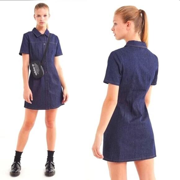 Urban Outfitters BDG Denim Dress Sz M - Picture 2 of 7